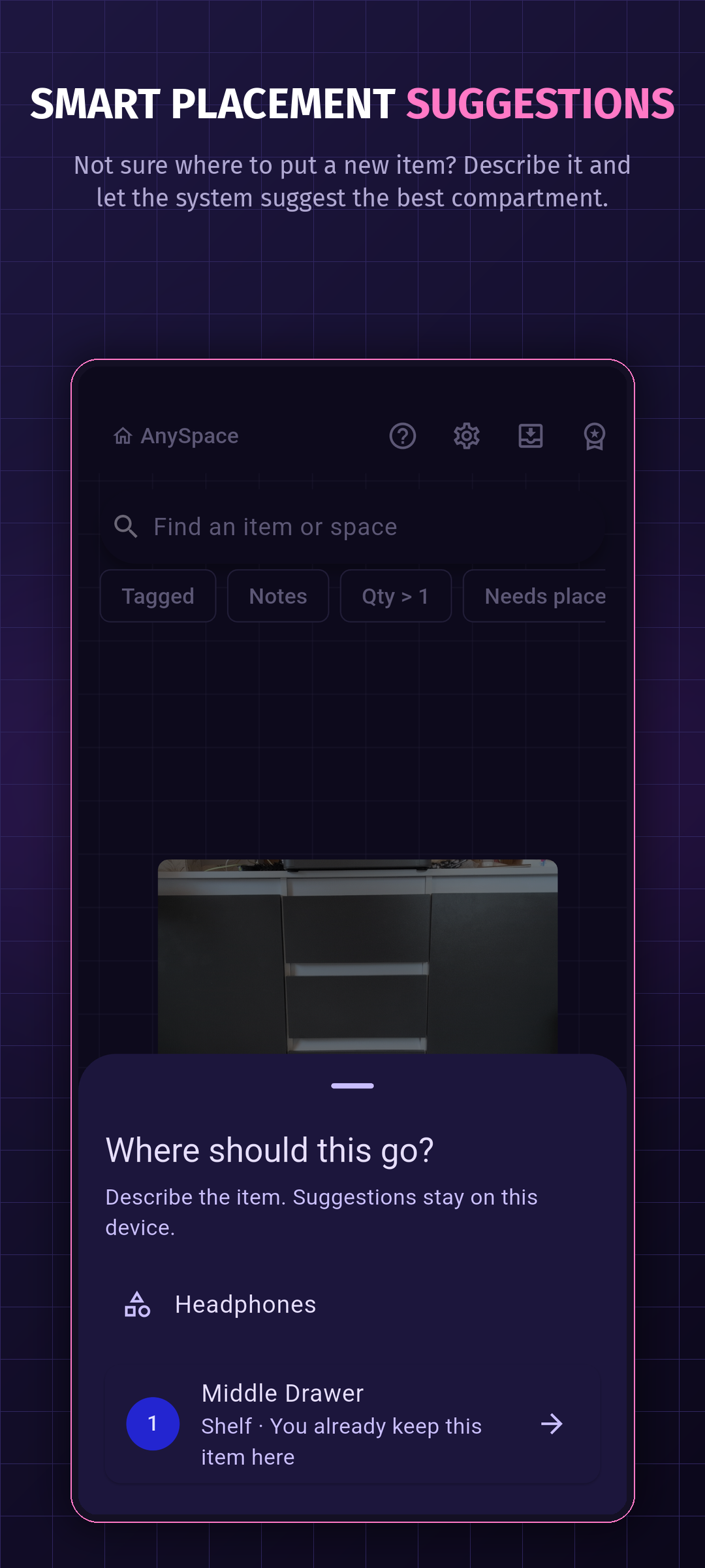 AnySpace Smart Placement